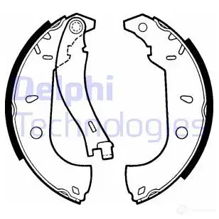 Тормозные колодки DELPHI 950942 LS1379 F7SFNT U 5012759202654