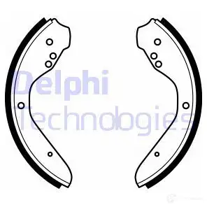 Тормозные колодки DELPHI 951002 ERS4 H LS1535 5012759204207