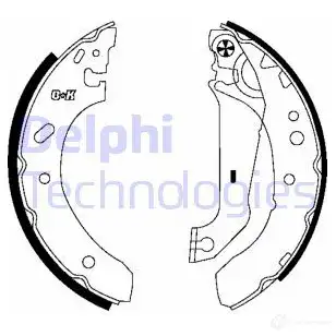 Тормозные колодки DELPHI I7X6X4 Q 5012759066331 951113 LS1782