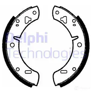 Тормозные колодки DELPHI 950744 F AFR66 LS1023 5012759200117