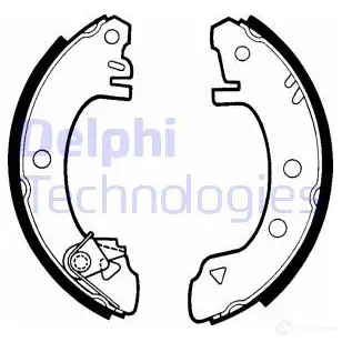 Тормозные колодки DELPHI LS1267 950842 BMR JH0L 5012759201398