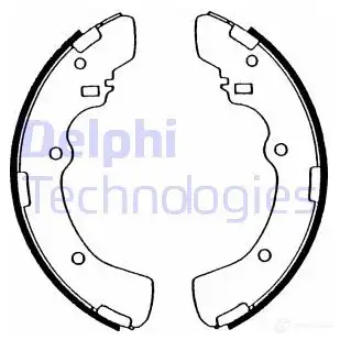 Тормозные колодки DELPHI 950993 9 U17782 LS1503 5012759236529