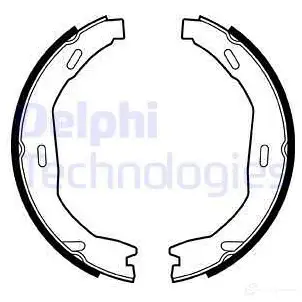 Барабанные колодки DELPHI LS2006 951276 5012759432679 I0F 4ZR