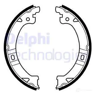 Барабанные колодки DELPHI LS1977 JV28 V 951249 5012759418499