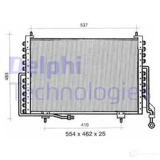 Радиатор кондиционера DELPHI 963967 AY9I D TSP0225296 5050100233162