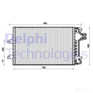 Радиатор кондиционера DELPHI 963727 5050100175561 TSP0225030 47 RTNL изображение 0