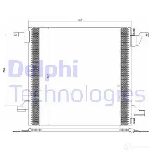 Радиатор кондиционера DELPHI 8JH3 J6 5050100234152 964067 TSP0225434