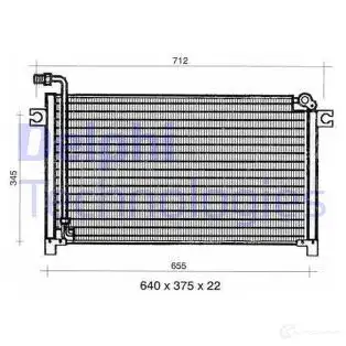 Радиатор кондиционера DELPHI TSP0225346 964007 5050100233568 08M5 78 изображение 0