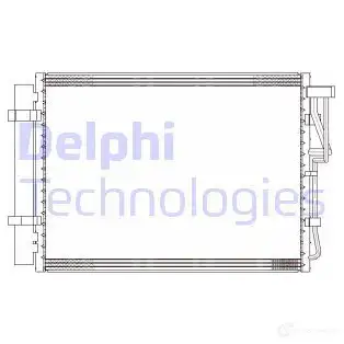 Радиатор кондиционера DELPHI 5012759991169 4LU3C B 1211327875 CF20303 изображение 0