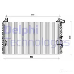 Радиатор кондиционера DELPHI 5JDZK 0 5050100175684 TSP0225044 963739