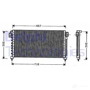 Радиатор кондиционера DELPHI TSP0225378 C AG5NT 5050100233827 964033 изображение 0