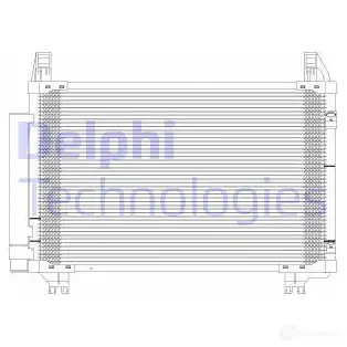 Радиатор кондиционера DELPHI A BRIS 964231 5012759411056 TSP0225624 изображение 0