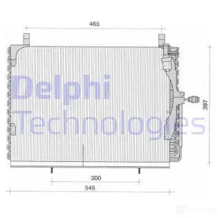 Радиатор кондиционера DELPHI FZT VIK 5050100175653 TSP0225039 963736