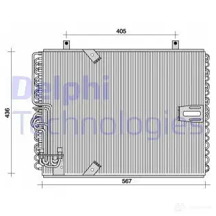 Радиатор кондиционера DELPHI F GK36Q0 963715 5012759355343 TSP0225015 изображение 0