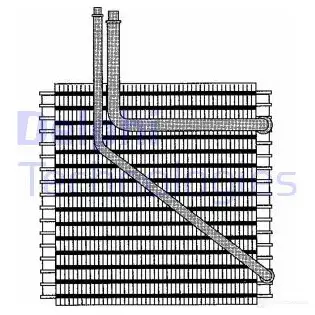 Испаритель кондиционера, радиатор печки DELPHI 964899 PC8 PRJ 5050100227116 TSP0525058
