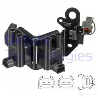 Катушка зажигания DELPHI 1424930795 GUI NUN 5012759996768 GN10414-12B1 изображение 0