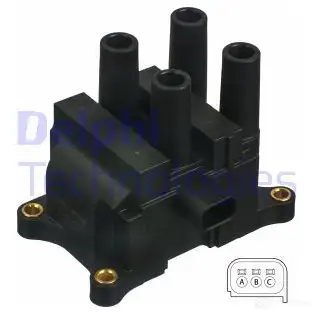 Катушка зажигания DELPHI I7WPKF 941807 GN1044 9 GN10449-12B1