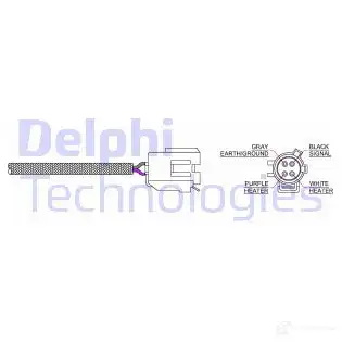 Лямбда зонд, кислородный датчик DELPHI 5012759500156 3PGF W 939467 ES20045-12B1