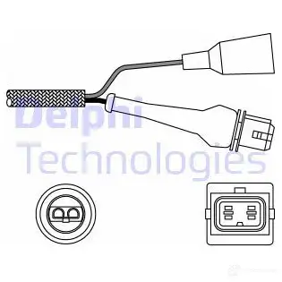 Лямбда зонд, кислородный датчик DELPHI ES11000-12B1 939344 E S11000 R0N12B8
