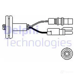 Лямбда зонд, кислородный датчик DELPHI ES 10258 ES10258-12B1 PLKXW5 939063 изображение 0
