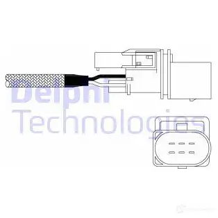 Лямбда зонд, кислородный датчик DELPHI IDLLA ES110 15 939351 ES11015-12B1 изображение 0