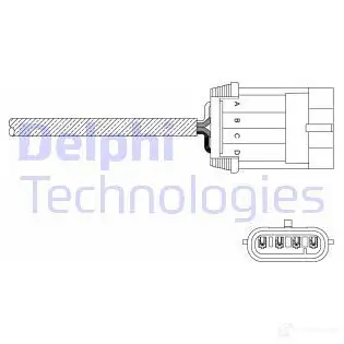 Лямбда зонд, кислородный датчик DELPHI UIMY2X ES10246 ES10246- 11B1 939059