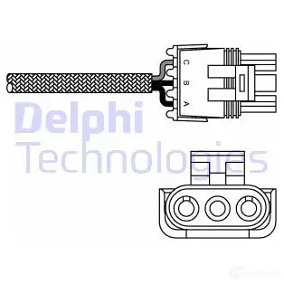 Лямбда зонд, кислородный датчик DELPHI V9HNE ES 10996 ES10996-12B1 939341 изображение 0