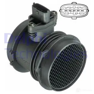 Расходомер воздуха DELPHI 1211300883 AF10362-12B1 50V0 2 5012759981214 изображение 0