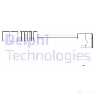 Датчик износа тормозных колодок DELPHI LZ0270 5012759973929 EXM X1 1424494331 изображение 0