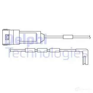 Датчик износа тормозных колодок DELPHI ZWZP D 953245 LZ0125 5012759094686