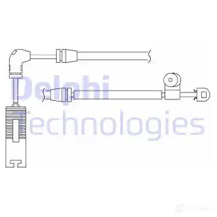 Датчик износа тормозных колодок DELPHI 953293 5012759372524 LZ0180 DSZS3 M