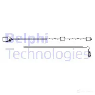 Датчик износа тормозных колодок DELPHI 1MS7A PO LZ0303 1437367062
