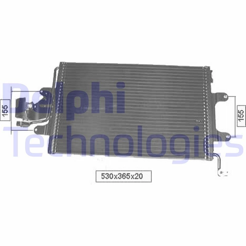 Радиатор кондиционера DELPHI G LAM4Q TSP0225374 6133550 изображение 0