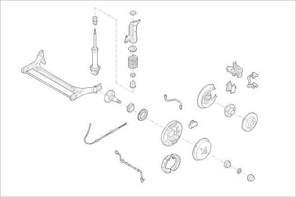 Подвеска колеса DELPHI R 0NTD2 OE-AUDI-000001443-R 1425092770