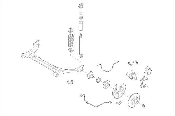 Подвеска колеса DELPHI F1D 9HSX OE-AUDI-000005601-R 1425092850