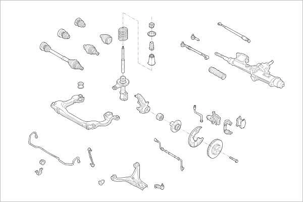 Подвеска колеса DELPHI AEMC Y4 OE-AUDI-000006139-F 1425092859 изображение 0