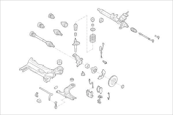 Подвеска колеса DELPHI OE-AUDI-000011340-F 1425092893 UL 7SN