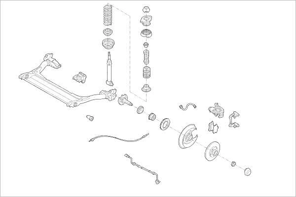 Подвеска колеса DELPHI NY0YVP 3 OE-AUDI-000014853-R 1425092914