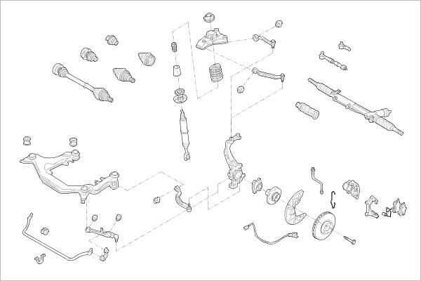 Подвеска колеса DELPHI 1425092979 W E0WYN7 OE-AUDI-000016601-F изображение 0