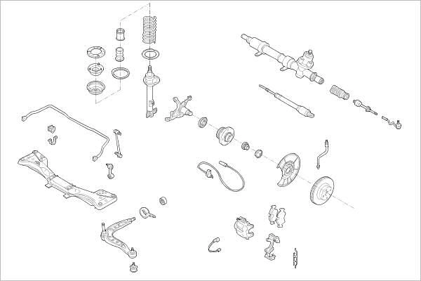 Подвеска колеса DELPHI OE-BMW-000000051-F 1425093047 LE PUJ изображение 0
