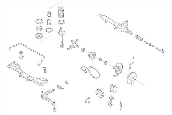 Подвеска колеса DELPHI 1425093051 XV RE77 OE-BMW-000000053-F