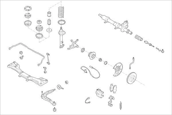 Подвеска колеса DELPHI OE-BMW-000000062-F E 1BY1OM 1425093061