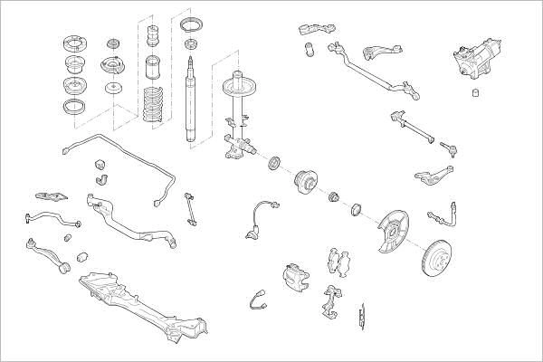 Подвеска колеса DELPHI N CFI2 1425093067 OE-BMW-000000238-F