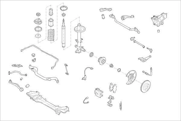 Подвеска колеса DELPHI 1425093081 OE-BMW-000000245-F PX50S OJ изображение 0