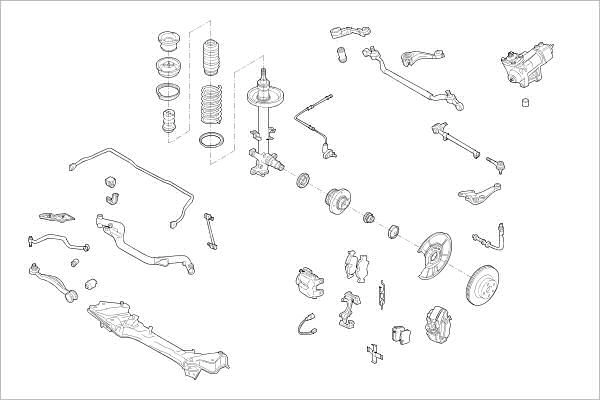 Подвеска колеса DELPHI 1425093089 OE-BMW-000000249-F ETK AH