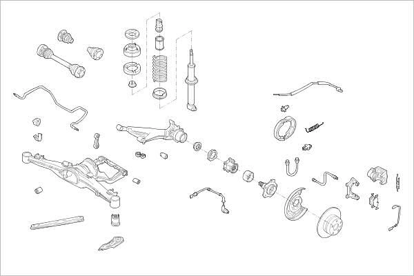 Подвеска колеса DELPHI OE-BMW-000000253-R 1425093098 HL U8YC изображение 0