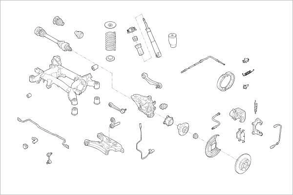 Подвеска колеса DELPHI 1425095514 OE-BMW-000010579-R A RKEJY