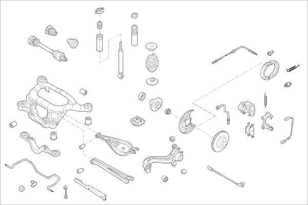 Подвеска колеса DELPHI A5SG 5 1425095520 OE-BMW-000011368-R изображение 0