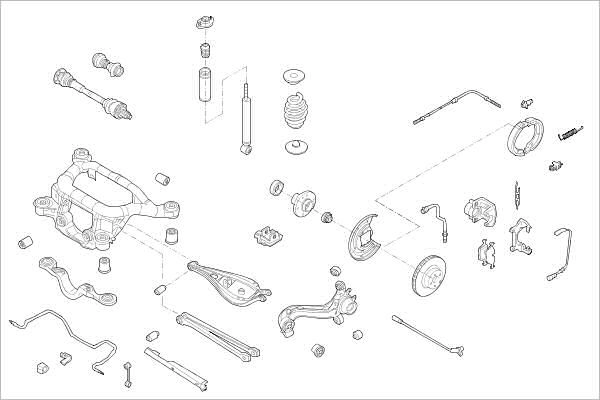 Подвеска колеса DELPHI OE-BMW-000014774-R H1 ID37 1425095558