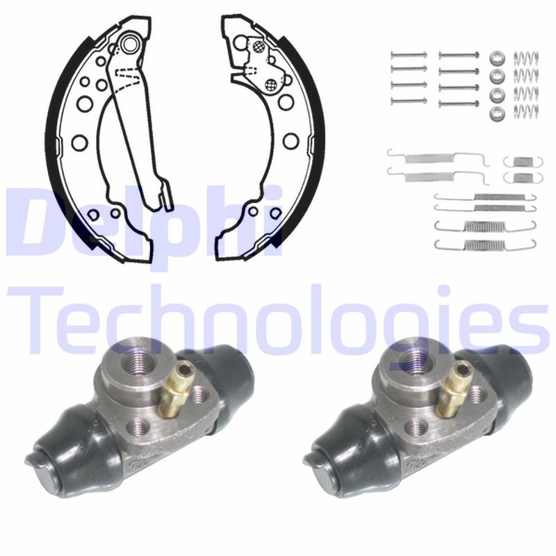 Тормозные колодки DELPHI 932382 717 3273460043697 QL RQBIA